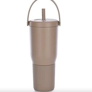 BrüMate Resa 25oz Travel Tumbler 100% Leakproof Handle & Straw Mocha